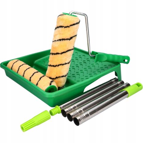 Set mit 2 x ORANGE 25cm mit Stiel und Katzentoilette