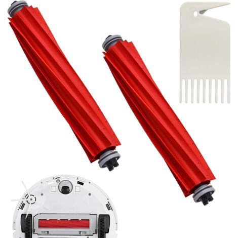 Set mit 2 Zubehörteilen für Saugroboter: Walzenbürsten und abnehmbare Hauptbürste. Passend für die Saugroboter Q Revo/S7/S7 Maxv/S7 Maxv Ultra/S7 Max Ultra/S7 Pro Ultra/Q7 Max zur Bodenreinigung.