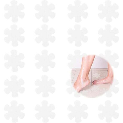 Set mit 20 Antirutschaufklebern für Badewannen, Treppen und Duschräume – 10 cm