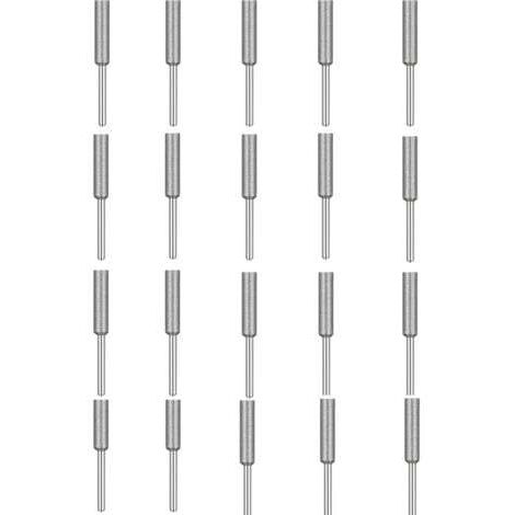 Set mit 20 Kettensägeschärfern und 4-mm-Scheiben, Schmirgelaufsätze