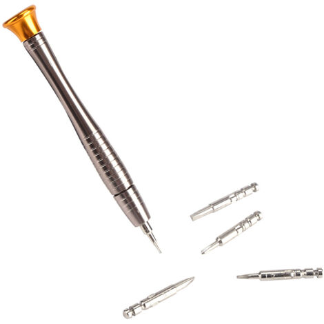 Set mit 25 Mini-Präzisionsschraubendrehern für Reparaturen an Elektronikgeräten, Uhren und Schmuck