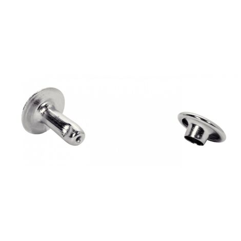 Set mit 25 Stahlnieten Durchmesser 3 x Höhe 8 mm Rapid
