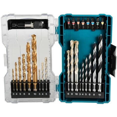 Set mit 27 Bohrern und Bits Makita E-07032