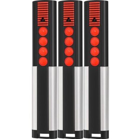 Set mit 3 868-MHz-Fernbedienungen für Tore und Garagentore, kompatibel mit den Fernbedienungen 4020 TX03-868-4, 4026 TX03-868-2, 4020V000, 4026V000, 4 Kanäle