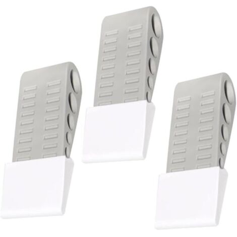 Set mit 3 Antikollisions-Türclips in Stopperform, geeignet für Kinder und Haustiere, Sicherheitsvorrichtungen für Zuhause und Büro.