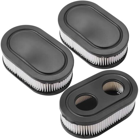 Set mit 3 Ersatzluftfiltern für Briggs & Stratton Rasenmäher 798452 550E 550EX 09P702 093J02 103M02 104M02 Serie 4247 5432 5432K