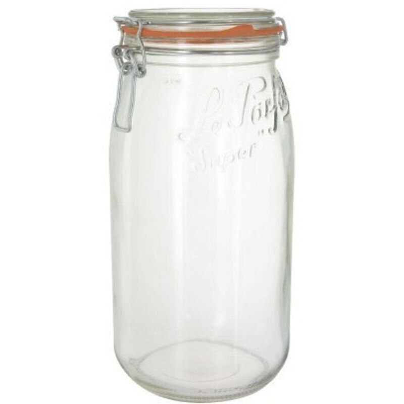 Glasbehälter Super Durchmesser 100mm 3 Liter - 3 Stück - Le Parfait