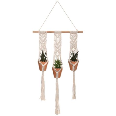 Set mit 3 Hängepflanzen Hacienda - H75 cm