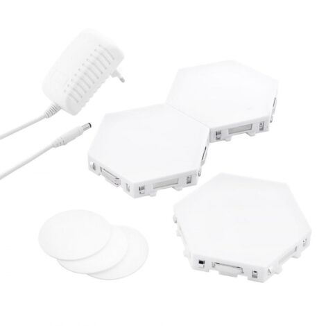 Set mit 3 modularen magnetischen und taktilen LED-Tafeln innovagoods