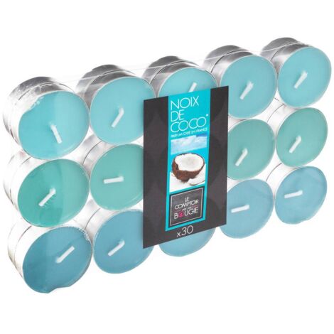 Set mit 30 Duftkerzen - Kokosnuss - 350g