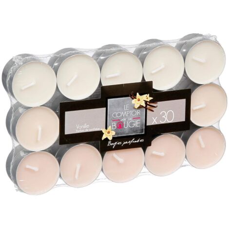 Set mit 30 Duftkerzen - Vanille - 330g