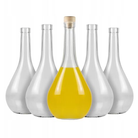 Set mit 30 TEAR-Flaschen, 500 ml Glasflaschen für Liköre, Säfte und Wein (0,5 l)