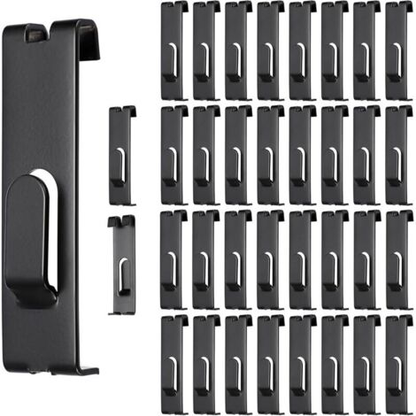 Set mit 35 Metallhaken zum Aufhängen an Armaturenbrettern, Pinnwänden, Bilderrahmen, Werbegrafiken und Ladeneinrichtungen