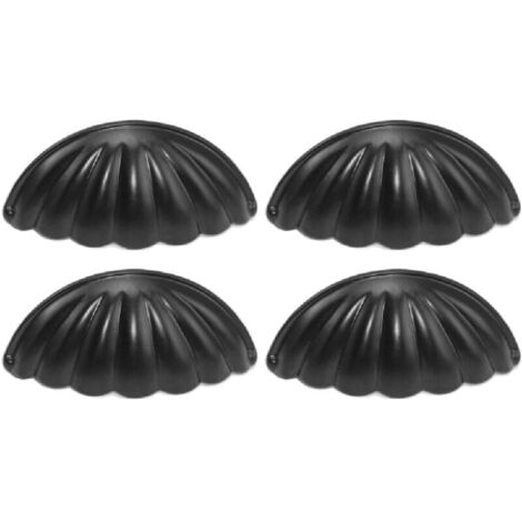 Set mit 4 antiken Vintage-Schrankgriffen für Schubladen, Kommoden, Küchenschranktüren und Kleiderschränke