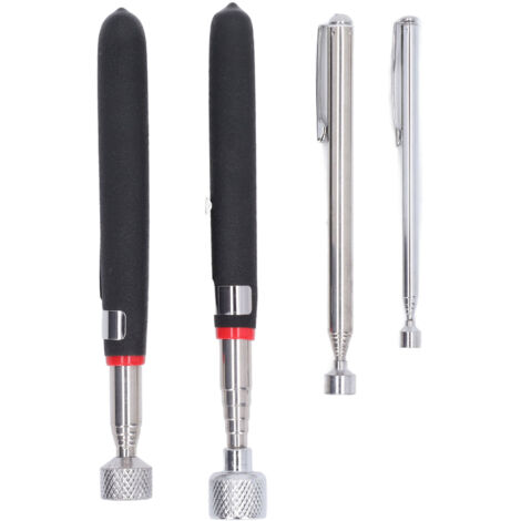 Set mit 4 ausziehbaren Magnetaufsätzen mit Saugkraft: 0,7 kg, 1,4 kg, 4,5 kg, 6,8 kg  Robuster, ergonomischer Griff