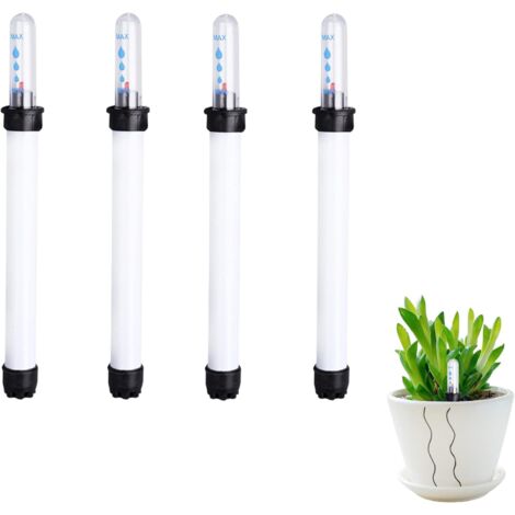 Set mit 4 Bodenfeuchtemessgeräten, Pflanzenwasserstandsanzeiger, Boden