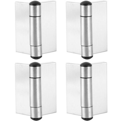 Set mit 4 Edelstahl-Federbändern – Selbstschließende Beschläge für Schränke, Regale und Möbel