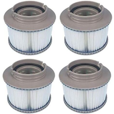 Set mit 4 Ersatz-Spa-Filtern für MSPA FD2089, Filterkartuschenpumpe für alle aktuellen MSPA-Spas