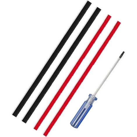Set mit 4 Ersatz-Walzenbürstenstreifen für Dyson Staubsauger V6, V7, V8, V10, Ersatzteile für Walzenbürstenstreifen inklusive Schraubendreher