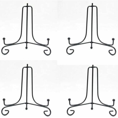 Set mit 4 faltbaren Eisen-Präsentationsständern, Metall-Präsentationsständer für Bilderrahmen und Produktständer