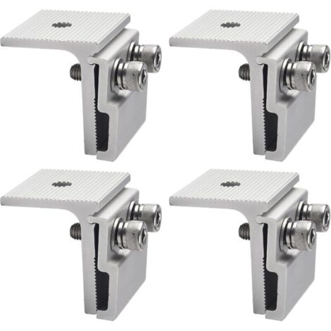 Set mit 4 Kabelbindern für Dachkabel, Stehfalzclips für Heizkabel, Schneefanggitter und Solarpaneele.