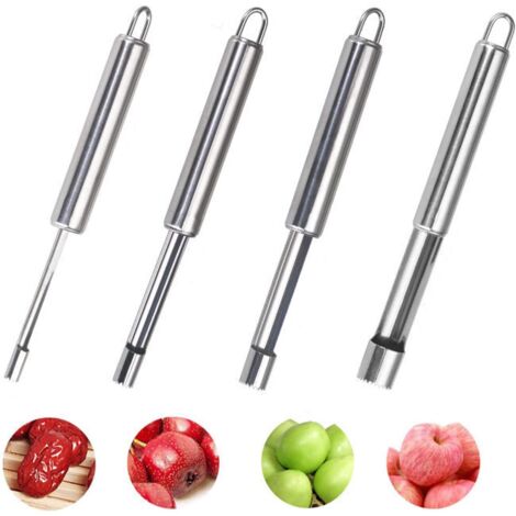 Set mit 4 Kernentfernern aus Edelstahl für Longan, Litschi und Kirsche, einfaches und praktisches Werkzeug