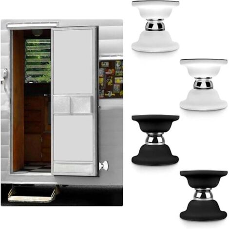 Set mit 4 magnetischen Türverschlüssen für Wohnmobile, magnetische Türstopper im Silo-Stil, magnetische Türpuffer, Wohnmobilzubehör