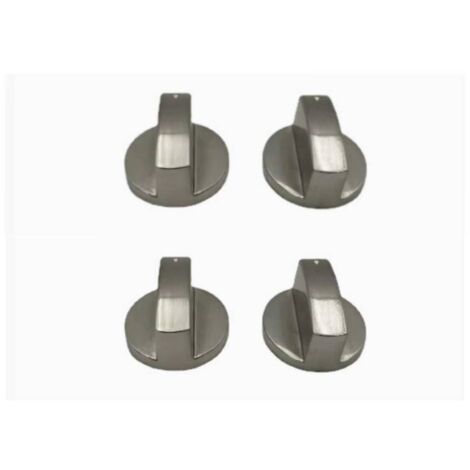 Set mit 4 Metallknöpfen für Gasherde – 6 mm, aus Zinklegierung