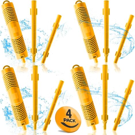 Set mit 4 Mineralstäben für Spa-Filter und Whirlpool, hält 4 Monate, Gelb - SONSTIGES