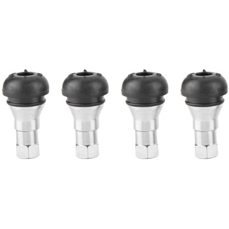Set mit 4 schlauchlosen Ventilkappen aus Aluminiumlegierung