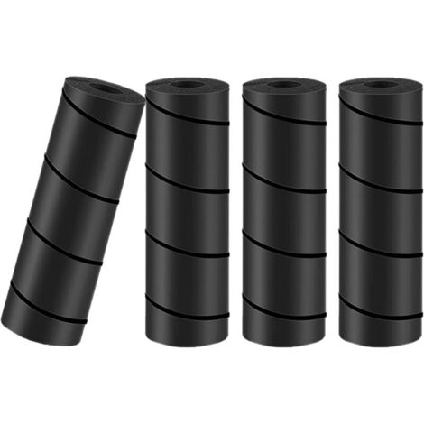 Set mit 4 Schutzhüllen für Bettgestellbeine, Schaumstoffpolsterung, Wohnaccessoire für Böden und Möbel