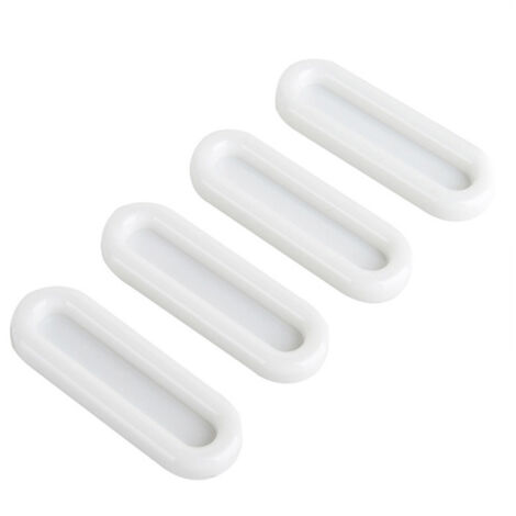 Set mit 4 selbstklebenden Griffen für Fenster, Schranktüren und Schubladen, ideal für den täglichen Gebrauch zu Hause.