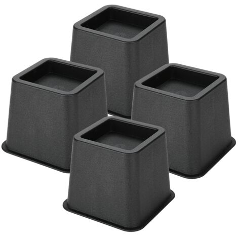Set mit 4 verstellbaren Möbelfüßen für Sofa und Bett, breite und stabile 7,6 cm (3 Zoll) Stützen