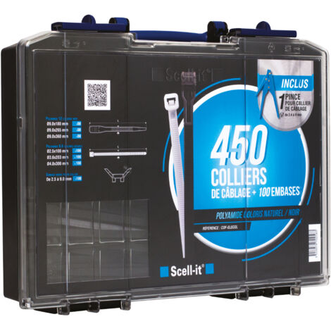 Set mit 450 Kabelbindern + Zange - SCELL-IT - COF-ELECOL