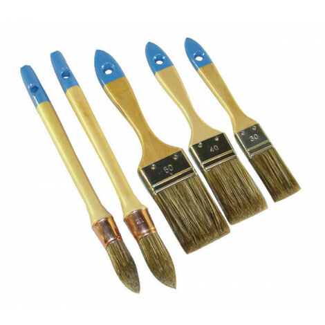 Set mit 5 Acrylpinseln