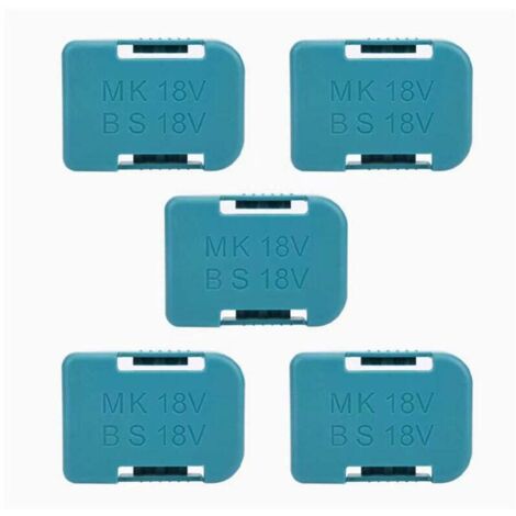Set mit 5 Batteriehaltern für Makita 18V-Akkus, auch für Bosch 18V-Akkuhalter