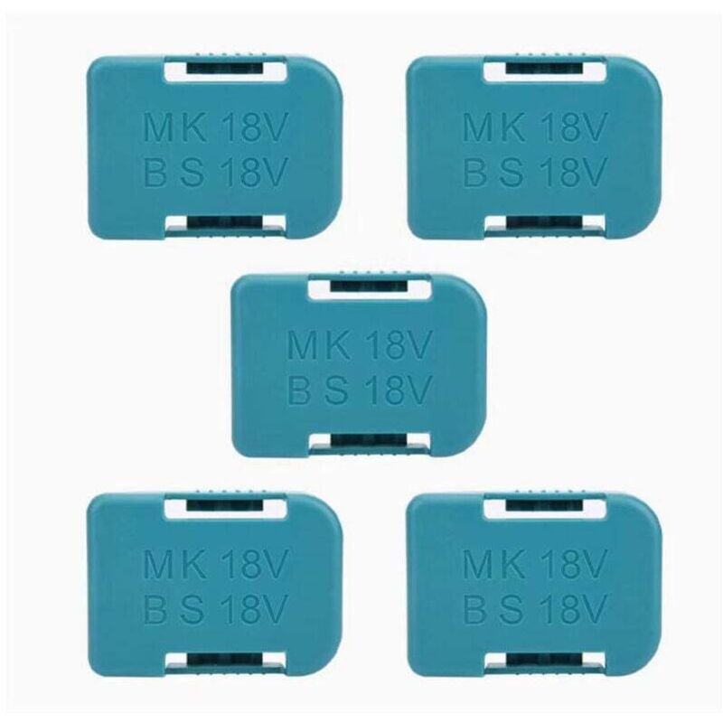 Image of Set mit 5 Batteriehaltern für Makita 18V-Akkus, auch für Bosch 18V-Akkuhalter