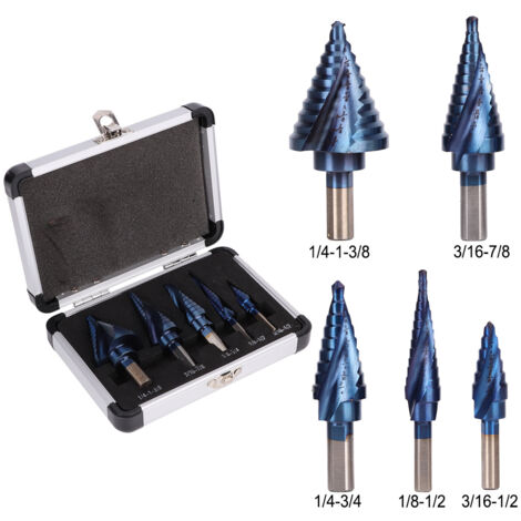 Set mit 5 dreieckigen Fasenschneidern zum Entgraten und Veredeln von Metall