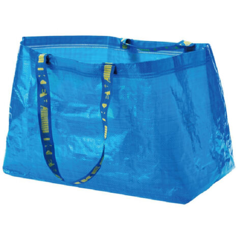 Set mit 5 großen Frakta Blue Taschen, maximales Fassungsvermögen 25 kg