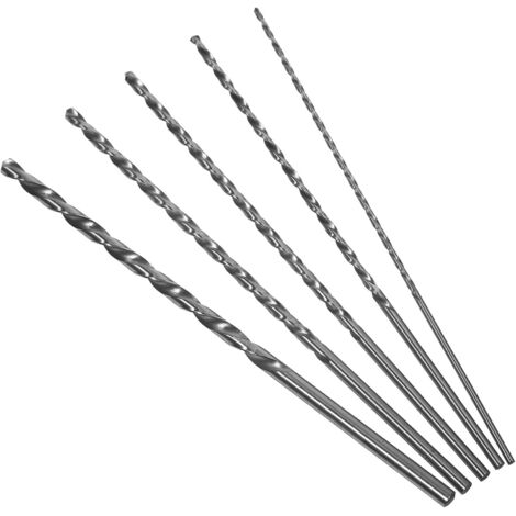 Set mit 5 HSS Bohrern mit geradem Schaft
