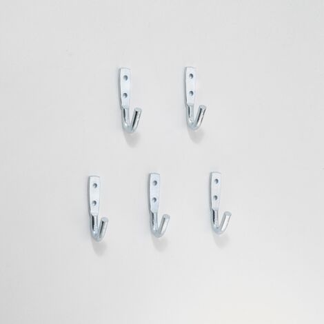 Set mit 5 kleinen MOTTEZ-Haken, H.8 x B.2,5 x T.2,5 cm MOTTEZ