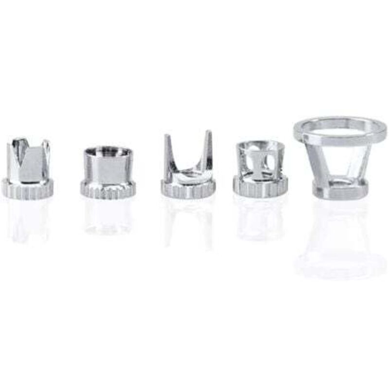 Image of Set mit 5 universellen Airbrush-Nadelkappen für verschiedene Sprüheffekte