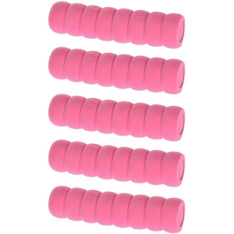 Set mit 5 weichen Schaumstoff-Schutzhüllen für Türgriffe, antistatisch und stoßfest, rosa
