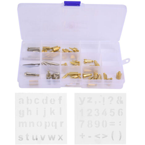 Set mit 56 Spitzen zum Brennen von Holz – Werkzeug zum Holzgravieren und Löten