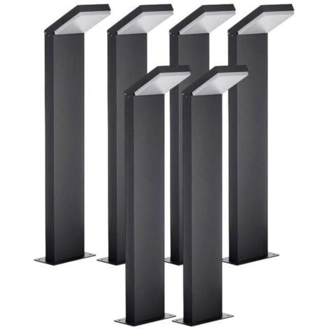 ARUM LIGHTING Set mit 6 DAYTONA 12W Eq 120W IP44 LED-Pollerleuchten für den Außenbereich