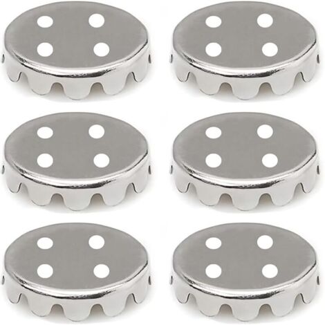 Set mit 6 Ersatz-Seifenschalenplatten mit Magneten magnetische Seifenhalter lassen sich leicht in alle Seifen drücken geeignet für Seifenschalen, Duschen und Badezimmer.