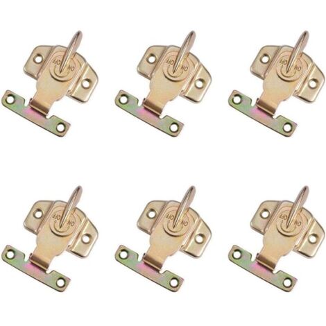 Set mit 6 farbig beschichteten Metall-Tischschlössern für Esszimmer, Einfahrt, Schublade, Schrank, Beschlagzubehör