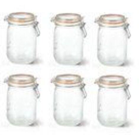 Set mit 6 gläsern 750ml - Le Parfait - 900506