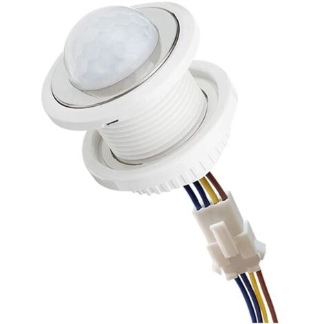 Set mit 6 Mini-Bewegungsmeldern 110–220 V PIR, intelligente Erkennung, Zeitverzögerung, einstellbarer Infrarot-Induktionsmelder