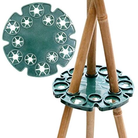 Set mit 6 Stützen für Bambusstämme, Kletterpflanzen, Tomatenpflanzen, Gurken, Clematis, A